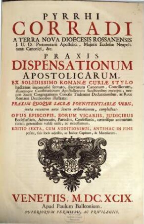 Praxis dispensationum apostolicarum