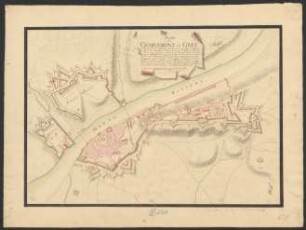 Plan de Charlemont et Givet