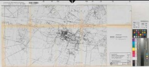 Gronau (Gronau) Entwurf einer Tiefgarage Übersichtslageplan 1970 1 : 5000 43,5 x 92 Pause Sudan und Hahm, Ingenieurbüro Regierung Münster Nr. 34071