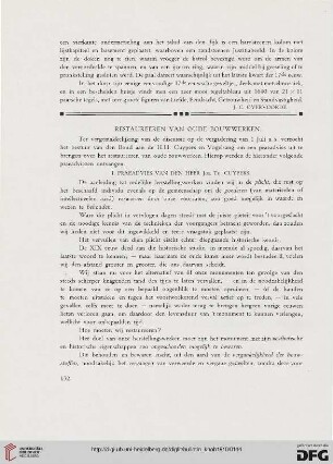 2.Ser. 3.1910: Restaureeren van oude Bouwerken