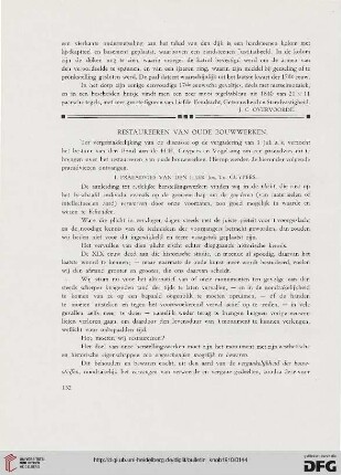 2.Ser. 3.1910: Restaureeren van oude Bouwerken