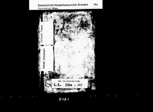 Konsensbuch der Ratsdörfer und der Stadt Zittau, Bd. 16