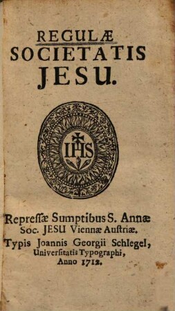 Regulæ Societatis Jesu