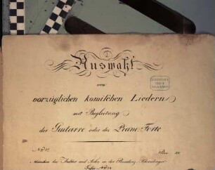 Auswahl von vorzüglichen komischen Liedern : mit Begl. d. Guitarre oder d. Piano-Forte, 12. Lied aus dem Vaudeville Die Wiener in Berlin : In Berlin, sagt er, mußt du sein