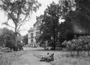 Schloss Türmitz : Türmitz (Trmice/Tschechien). Schloss Türmitz (Trmice). Parkansicht