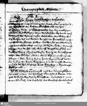 Titulus I: Vom Lager und Grentzen des Landes