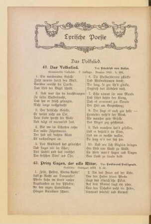 Lyrische Poesie