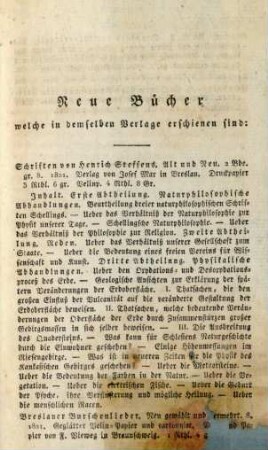 Neue Bücher welche in demselben Verlage erschienen sind: