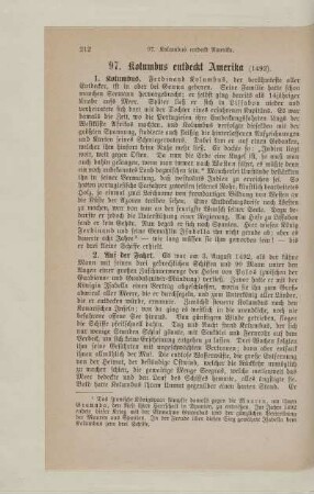 97. Kolumbus entdeckt Amerika (1492)