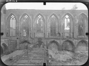 Neubrandenburg. Stadtkirche St. Marien. Inneres nach Süden