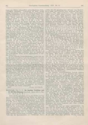 285-287 [Rezension] Bonwetsch, G. N., Die Schriften Tertullians nach der Zeit ihrer Abfassung untersucht