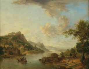 Ideale Flusslandschaft