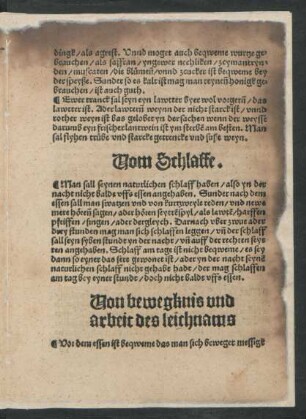 Von bewegknis und arbeit des leichnams