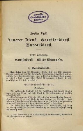Dienst-Vorschriften der Königlich Preussischen Armee, 2,3