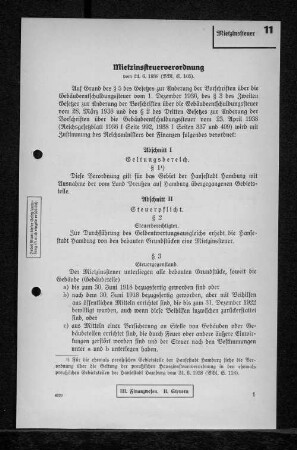 11 Mietzinssteuer