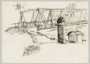 Fußgängerbrücke Johannisthal [Massantebrücke über den Teltowkanal. Berlin-Johannisthal]