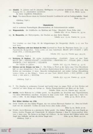 Glasmalereien (Nr. 122-132)