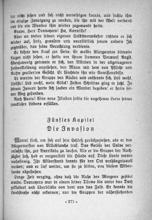 Fünftes Kapitel. Die Invasion