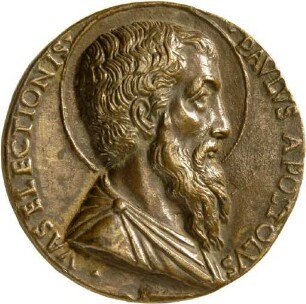 Medaille auf den Apostel Paulus, zweite Hälfte 16. Jahrhundert