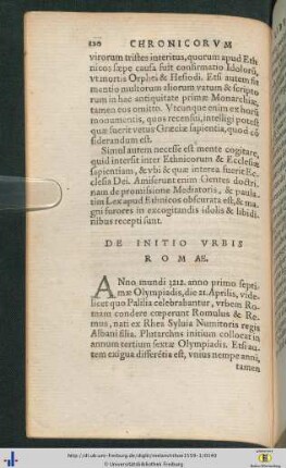 De Initio Urbis Romae - Arsames Rex Persarum Nonus.