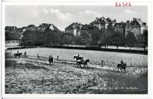 Grimma. Artillerie - Regiment 14. Kaserne, Reitbahn