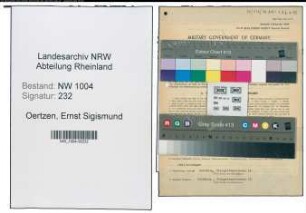 Entnazifizierung Ernst Sigismund Von Oertzen , geb. 12.05.1909 (Dolmetscher)