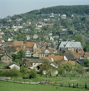Büdingen. Ortskern von Südwesten