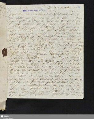 Nr. 40-42: F. Tieck an Ludwig Tieck. Weimar u. Berlin, 1801.