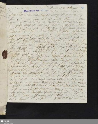 Nr. 40-42: F. Tieck an Ludwig Tieck. Weimar u. Berlin, 1801.