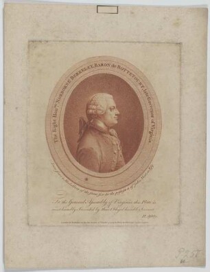 Bildnis des Norborne Berkeley