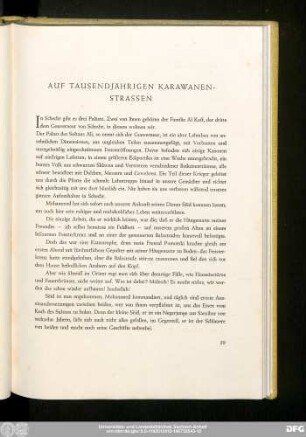 Auf Tausendjährigen Karawanenstrassen