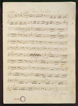 Clarino Secondo in C