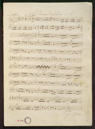 Clarino Secondo in C