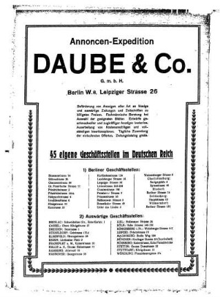 Nachtrag Berliner Adreßbuch 1907
