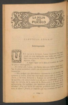 Capítulo LXXXIV - Interrogatorio