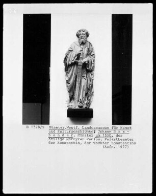 Der heilige Märtyrer Paulus, Palastbeamter der Konstantia, der Tochter des Konstantins