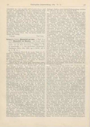 335-340 [Rezension] Rohmer, Friedr., Rohmer‘s Wissenschaft und Leben. 2. Theil. A. u. d. T.: Wissenschaft und Menschen. Auf Grund mündlicher Ueberlieferung und schriftlicher Aufzeichnungen bearb. von Rud. Seyerlen. 2 Hälften