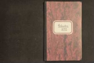 Namensverzeichnis Geburtsregister Lemgo 1899