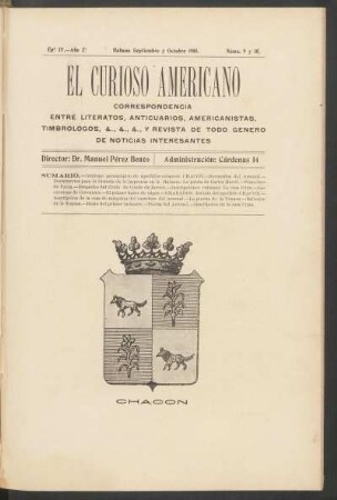 [Escudo de armas de la familia "Chacón"]