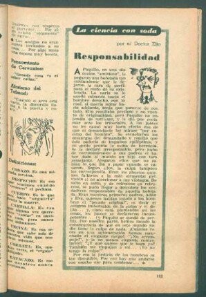 Responsabilidad : La ciencia con soda