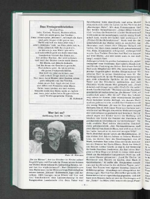Wer ist es ? Auflösung Heft Nr. 11/96
