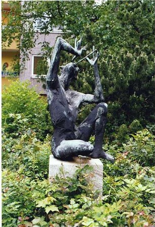 Pan mit Doppelflöte