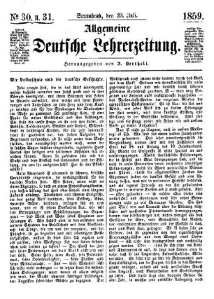 Die Volksschule und die deutsche Geschichte