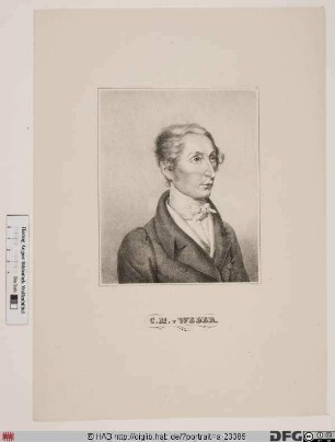 Bildnis Carl Maria (Friedrich Ernst) von Weber