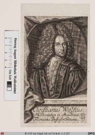 Bildnis Christian Wolff (1745 Frhr. von)