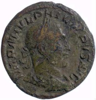 Münze, Sesterz, 248