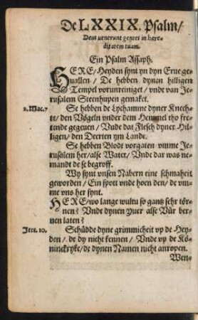 De LXXIX. Psalm/