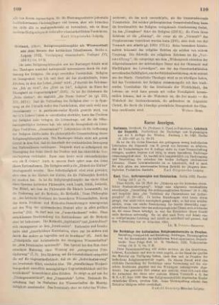 110 [Rezension] Die Rechtslage des katholischen Religionsunterrichts in Preußen