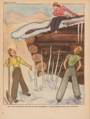 "Inge, kannst runterspringen..."
