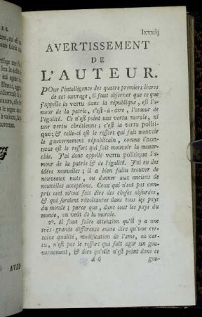 Avertissement de L´Auteur.